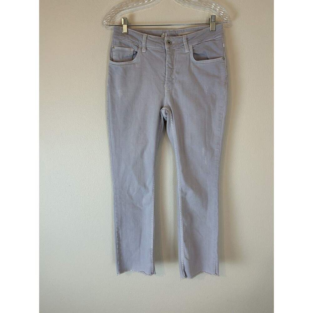 Anthropologie Jeans Women’s 28 Purple Bootcut Pilcro Trouser Denim High Rise